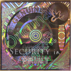 Square 25mm Silver Self-Adhesive Hologram Security Sticker S25-1S